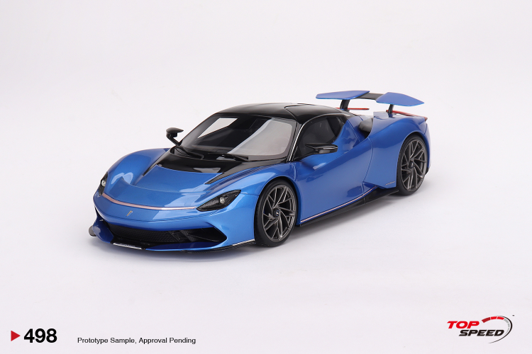 TopSpeed 1:18 Automobili Pininfarina Battista  Geneva World Premiere 2019 Edition Iconica Blue (TS0498) Resin Car Model Available Now