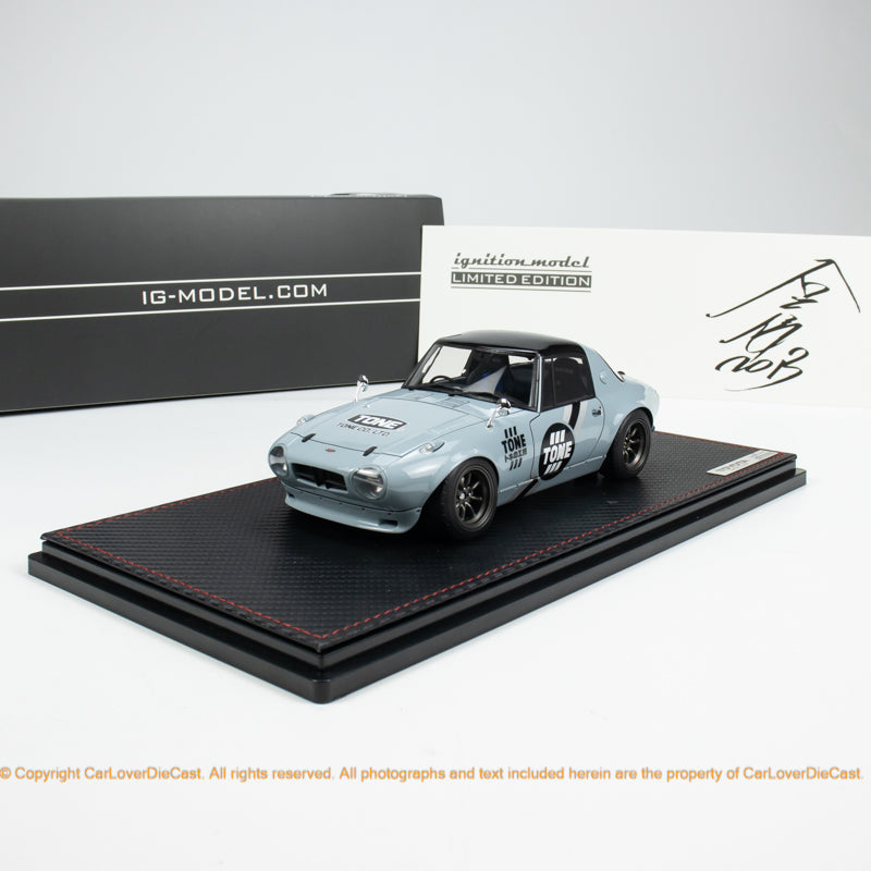 Ignition Model 1:18 Toyota Sports 800 NOB Hachi 2023 TAS Ver Light  Gray/White *Limited 80 pcs Each Color* (IG3292/IG3097) Resin Car Model  Available