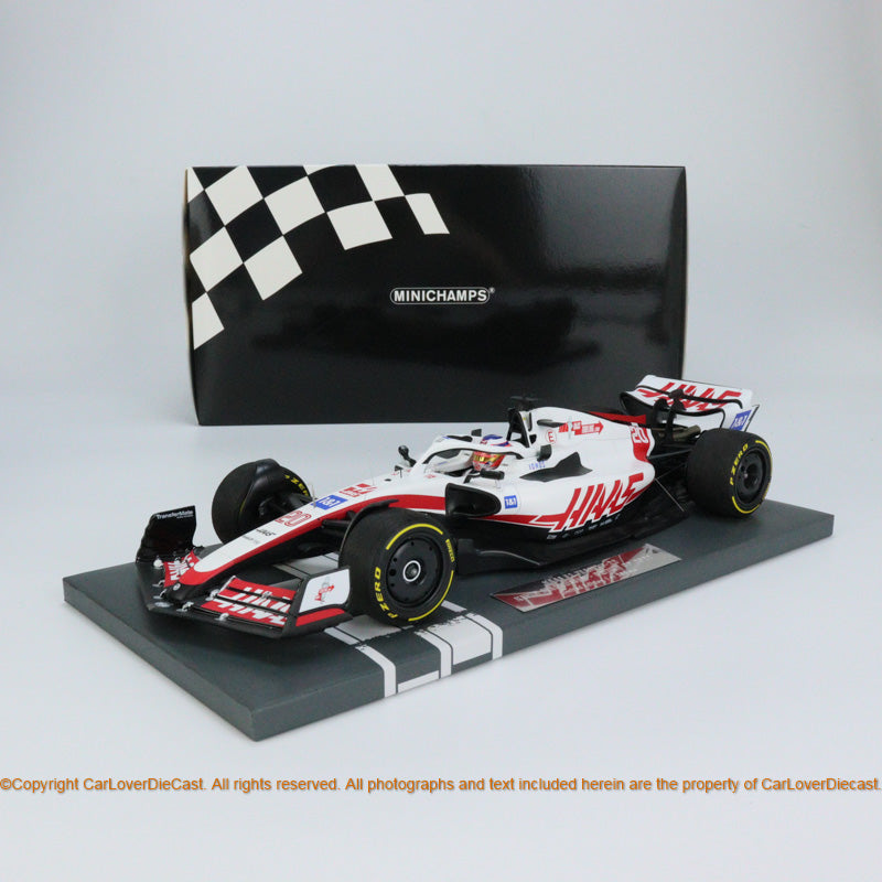 MINICHAMPS 1:18 HAAS F1 TEAM VF-22 HAAS F1 TEAM VF-22 - KEVIN MAGNUSSEN -  BRITISH GP 2022 (117221020) Resin Car Model Available now