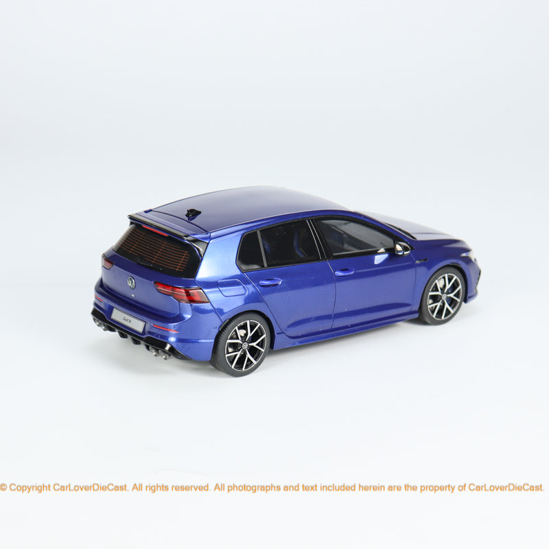 OttO Mobile 1:18 VOLKSWAGEN GOLF VIII R BLUE 2021 (OT413) Resin Car Model  Available Now