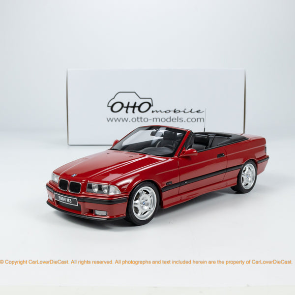 OTTO 1:18 BMW E36 M3 CONVERTIBLE RED 1995 *Limited to 2500pcs* (OT1048)  Resin Car Modle Available Now