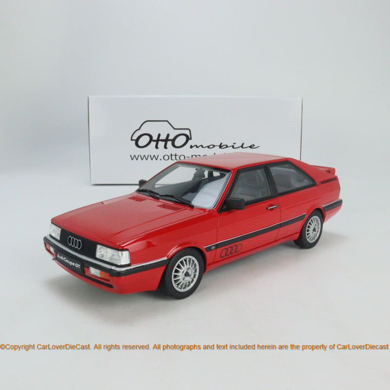 OttO Mobile 1:18 AUDI GT COUPE TORNADO ROUGE 1987 (OT954) LIMITATION 2000 PCS Resin car model available now