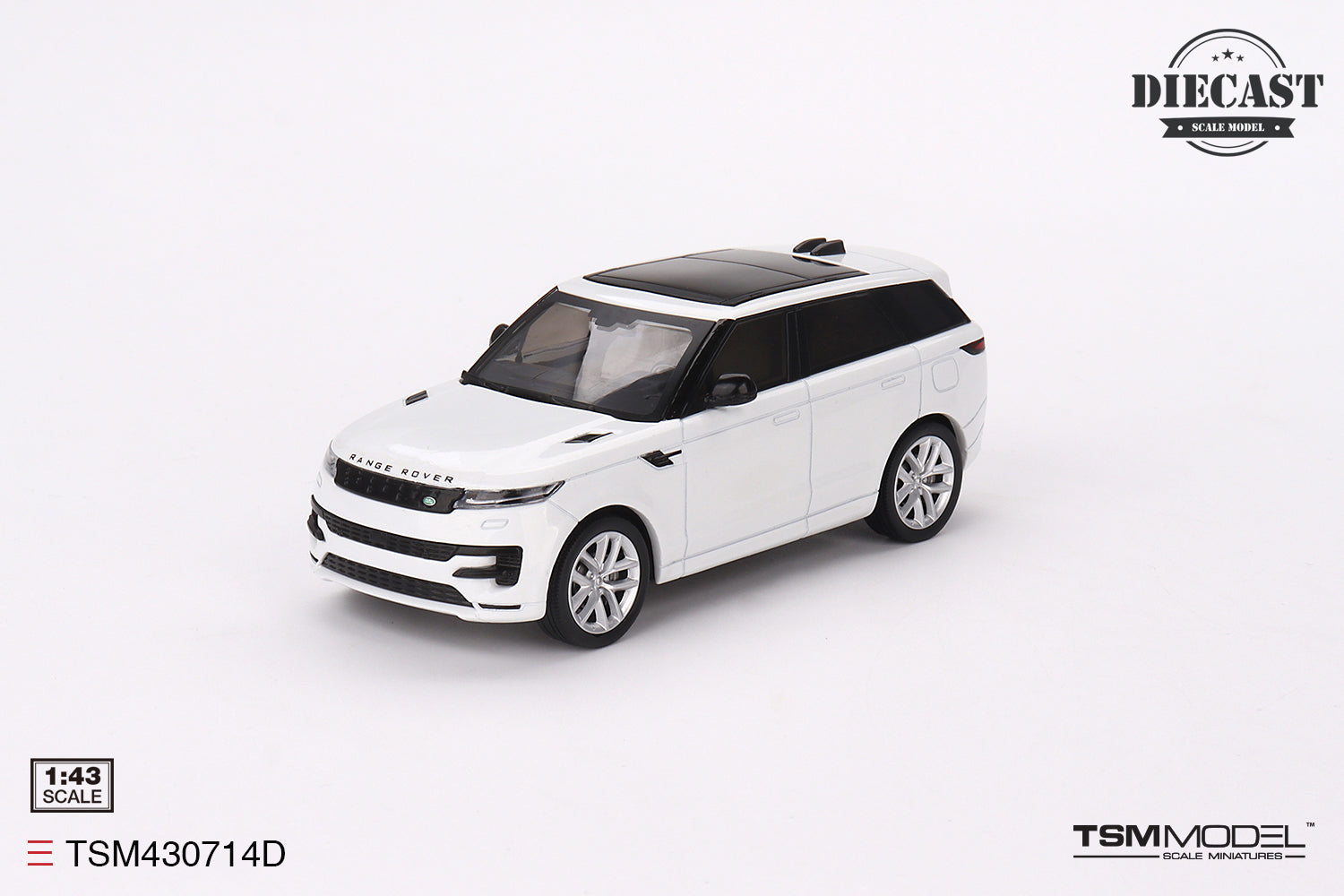TSM 1/43 Range Rover Sport 2023 Fuji White (TSM430714) Resin Car Model  available in August 2023 pre-order now